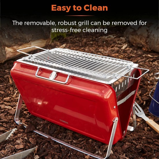 Outdoor Dining Tower Stealth Portable Charcoal Briefcase